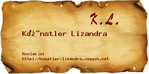 Künstler Lizandra névjegykártya